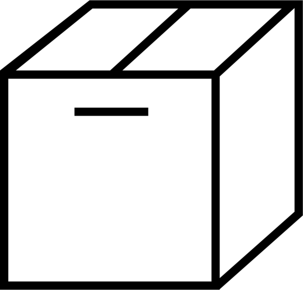 Коробка значок