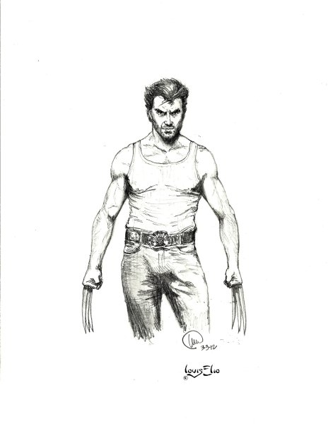 Раскраска Логан Росомаха