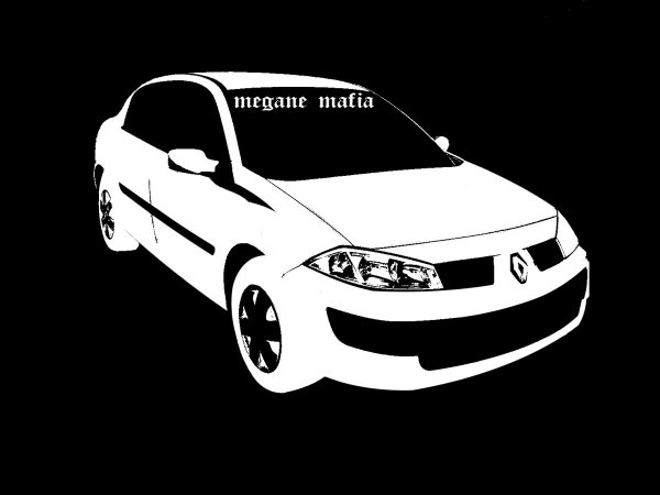 Наклейки на Рено Меган 2