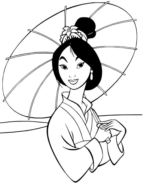 Самурай раскраска для детей