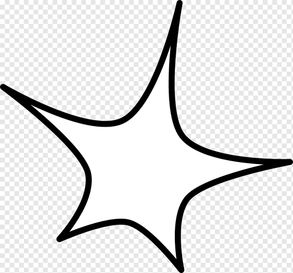 Звезда контур