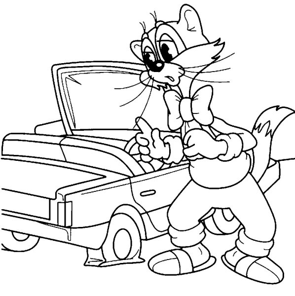 Кот Леопольд нарисовать