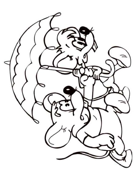 С днем рождения раскраска Леопольд