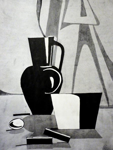Ахроматический контраст картины Пикассо