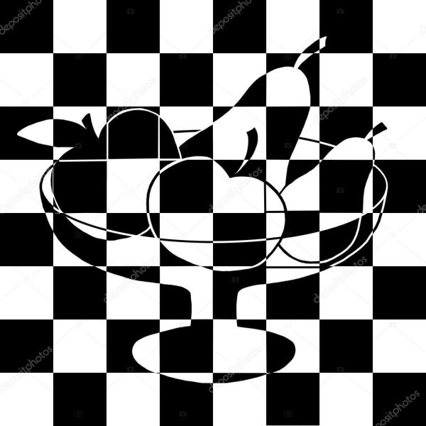 Композиция в шахматном стиле