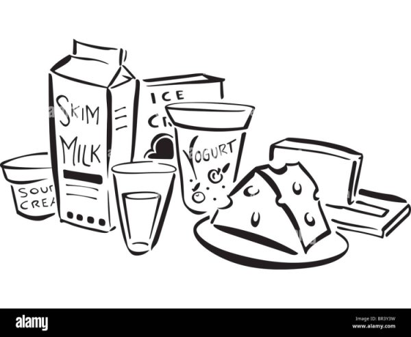 Молоко раскраска