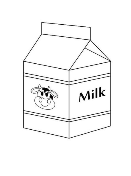 Молоко рисунок