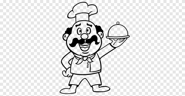 Повар трафарет для детей