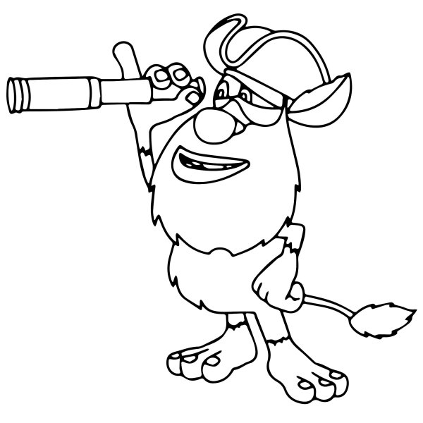 Раскраска Буба Буба