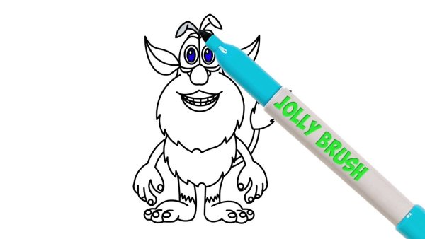 Раскраски мультфильмы Буба