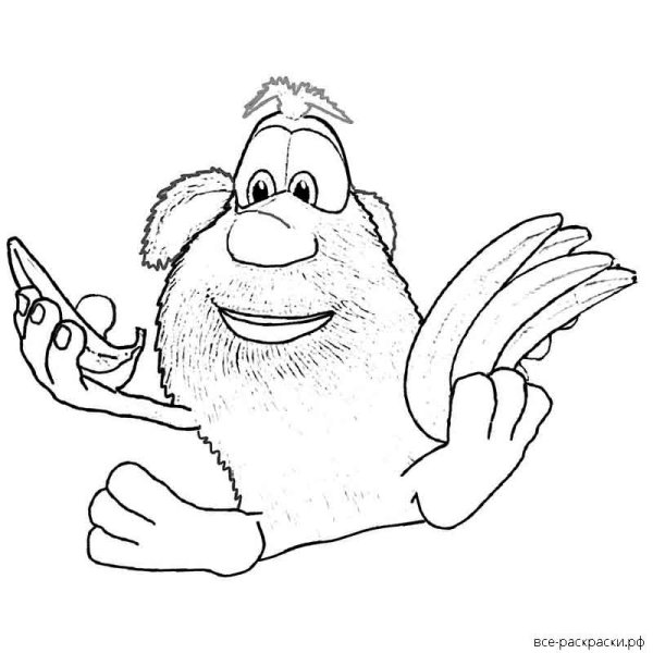 Буба. Раскраска