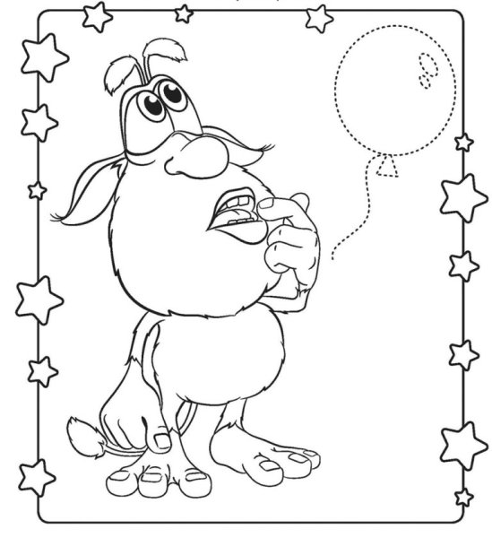 Бубба раскраска