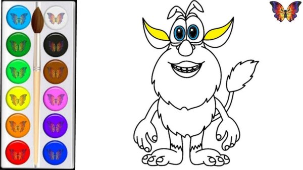 Раскраска Буба раскраска