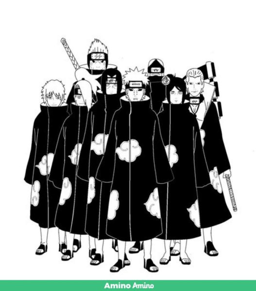 Манга Наруто моменты с Акацуки