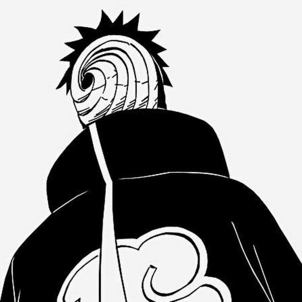 Обито Учиха чб