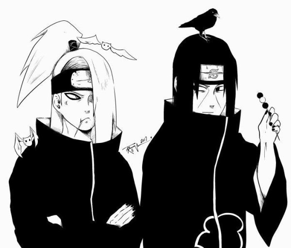 Итачи Обито и Дейдара