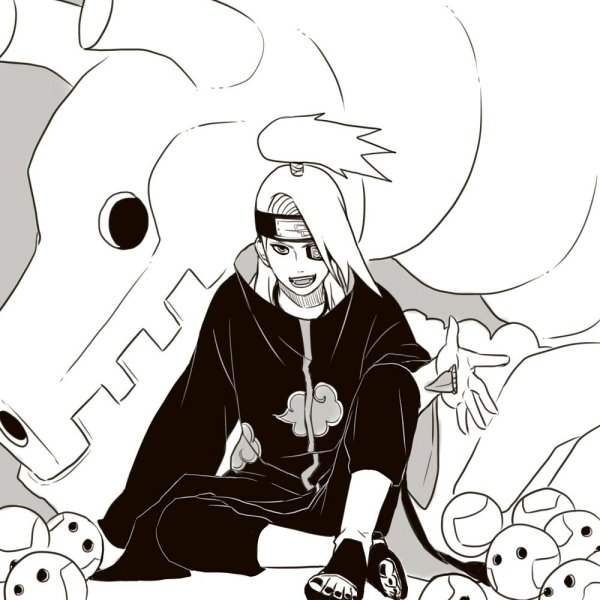 Манга Наруто Дейдара моменты