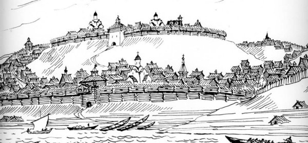 Нижегородский Кремль Агафонова 17 века