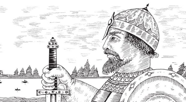 Рисунок на тему древняя Русь