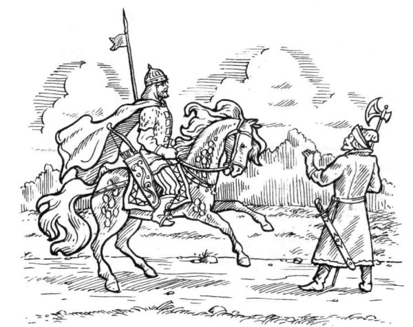 Александр Невский Ледовое побоище раскраска