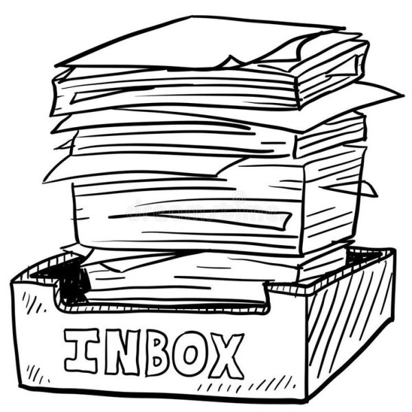 Стопка бумаг рисунок