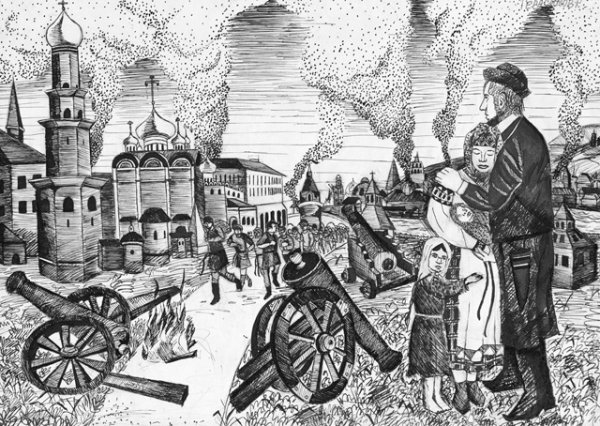 Бородино рисунок