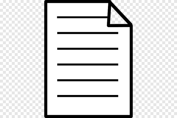 Пиктограмма лист бумаги