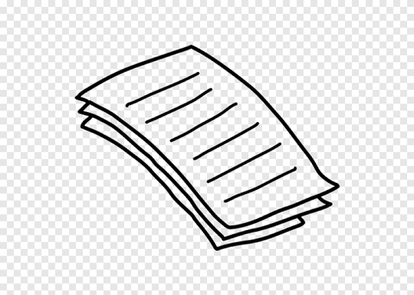 Стопка документов нарисованная