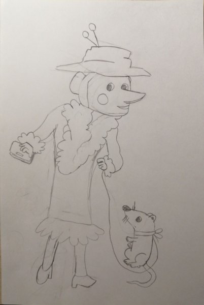 Шапокляк раскраска