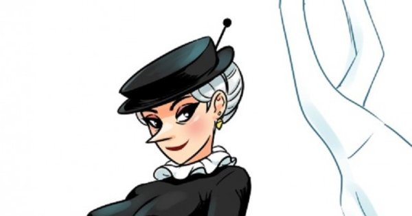 Старуха Шапокляк рисунок