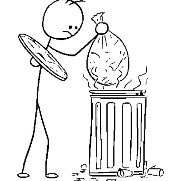 Мусор карандашом