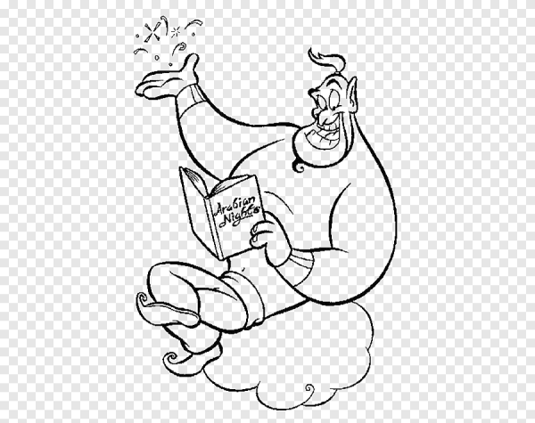 Джин из лампы Аладдина