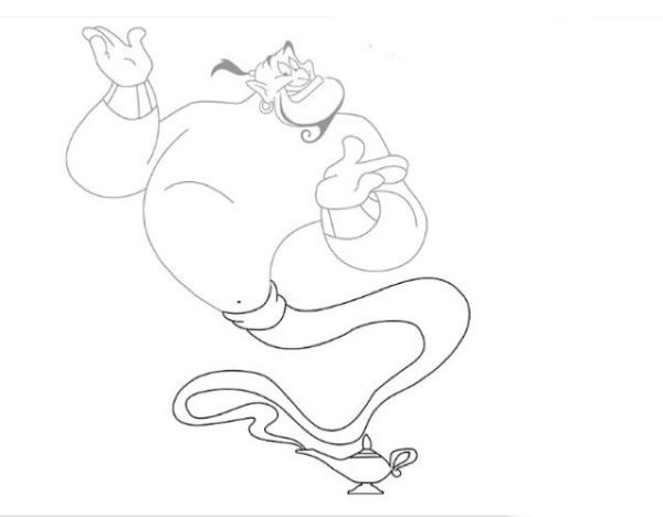 Джинн Аладдин Дисней