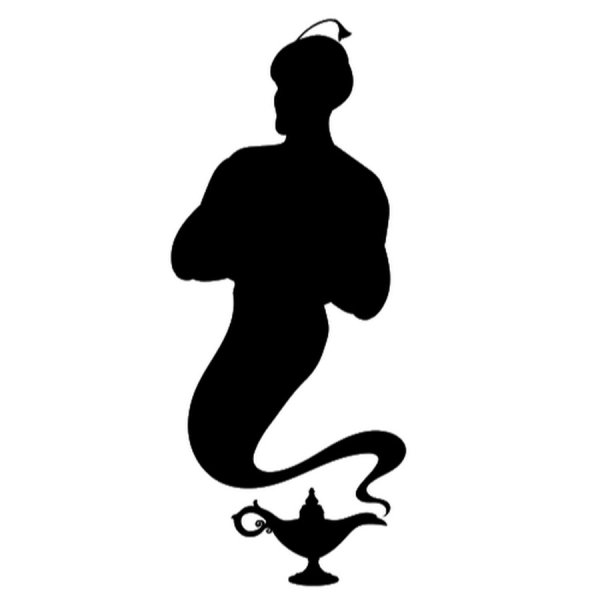 Джин для срисовки из Аладдина