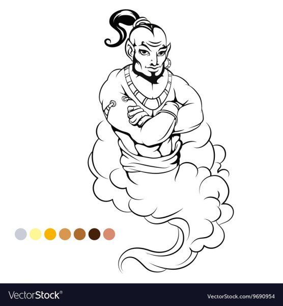 Бутылка Джин вектор