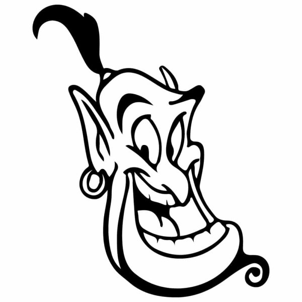 Алладин и Джин контур