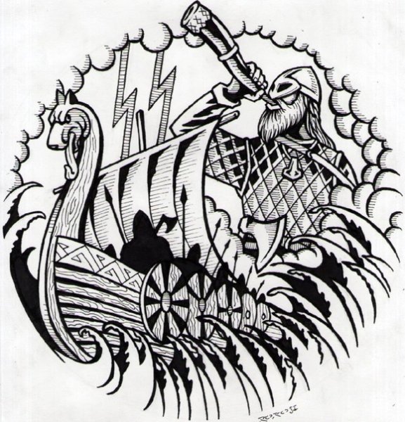 Кельтский рунический крест