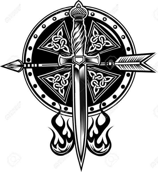 Волчья лапа Велеса тату