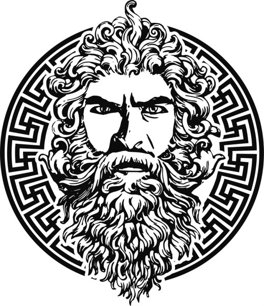 Тату дракар викингов эскиз