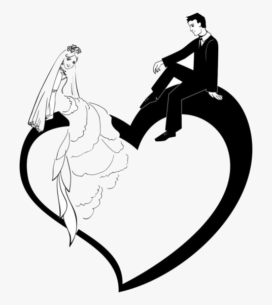 Свадьба рисунок