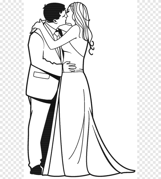 Рисунок на свадьбу лёгкий