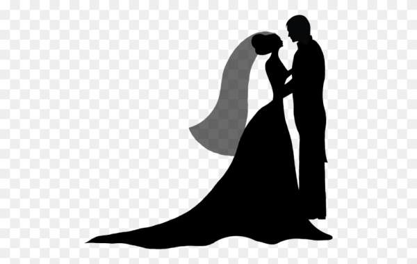 С днем свадьбы силуэт