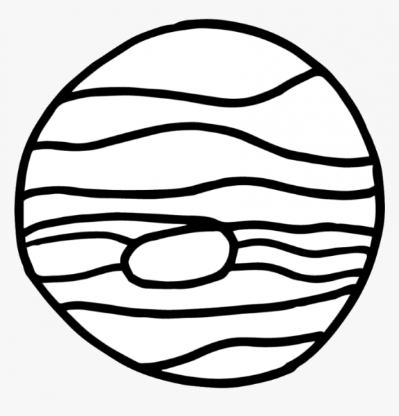 Планета Юпитер раскраска