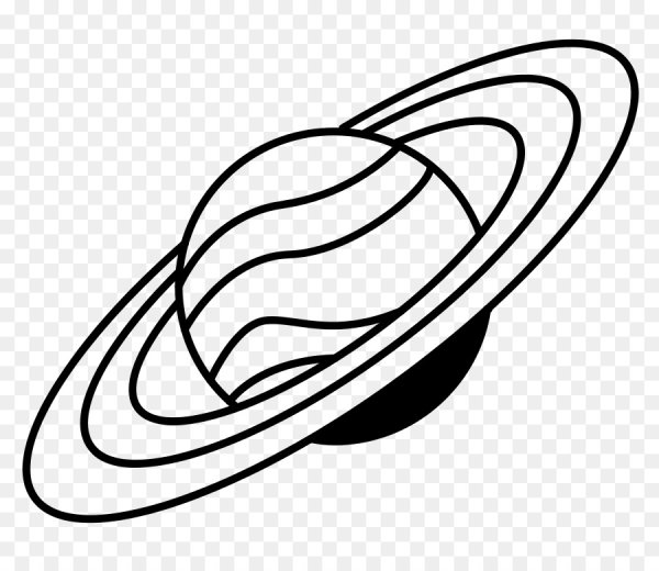 Сатурн нарисовать