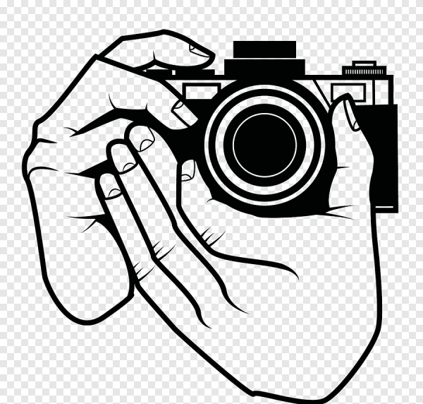 Фотоаппарат в руках