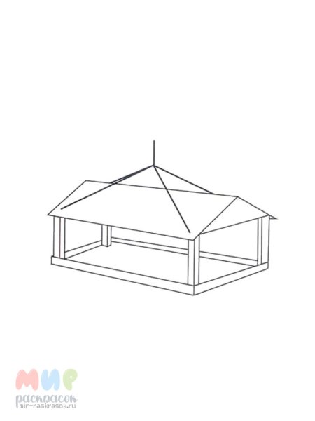 Эскиз кормушки для птиц