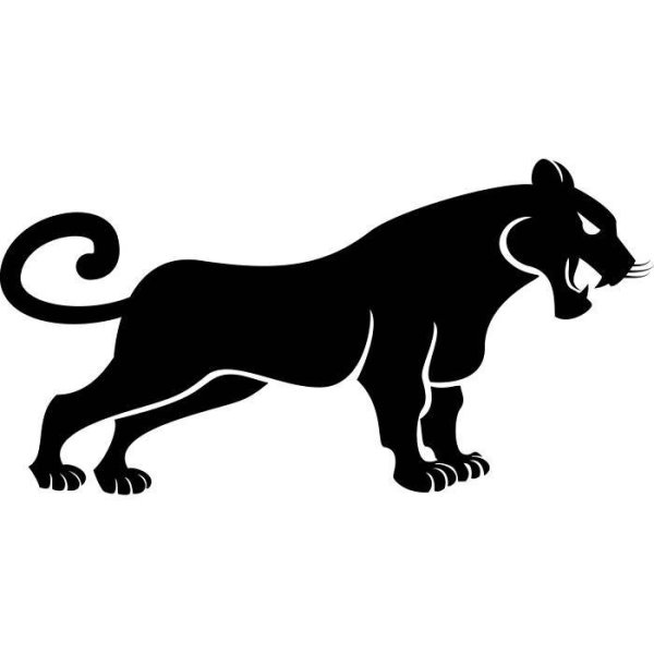 Силуэт пантеры