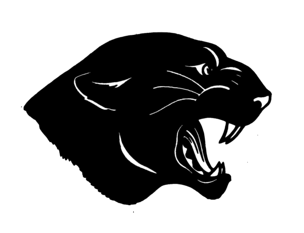 Силуэт головы пантеры