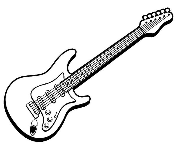 Электрогитара Gibson контур