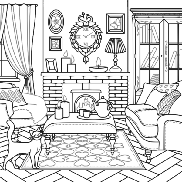 Интерьер контур